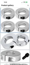 4 Pack Shaft Collar Bore Aluminum Alloy Clamping Collar