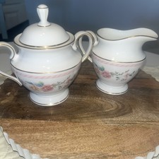 Lenox English Rose Creamer And Sugar