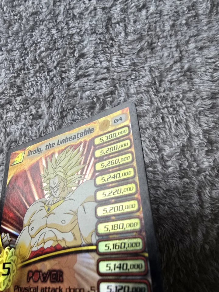 DBZ Dragon Ball Z FOIL Broly, The Unbeatable B4 CCG Limited Broly Subset MP - Image 4 of 4