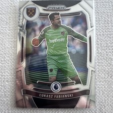 2021-22 Panini Prizm Premier League West Ham United Lukasz Fabianski #226 Silver