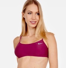 Nike Essential Women's Racerback Pink Purple 1 Piece Bikini Size Medium M