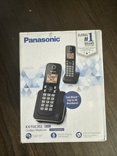 Panasonic KX-TGC352B Cordless Phone System black 2 handsets