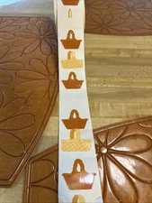 Vtg 1986 MRS GROSSMAN'S Sticker Roll 225+ Pairs BASKETS Andrea For Dee Gruenig