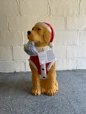 Home Accents 2.5 Ft. LED Golden Retriever Christmas Blow Mold Home Depot 2025