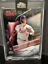 2026 Topps Chrome Black JIMMY CROOKS RC Red Refractor AUTO - 5/5 Bookend