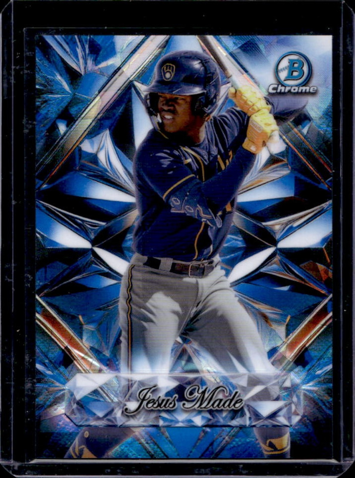 2025 Bowman Chrome Sapphire Jesus Made Selections #SS-11 Brewers