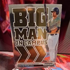 2022 Panini Prizm Draft Picks Big Man On Campus Kevin Parada #BMC-KP N.Y. Mets