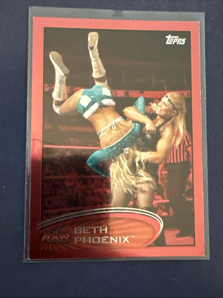 Beth Phoenix 2012 Topps WWE Red Card #3 - Image 3 of 3