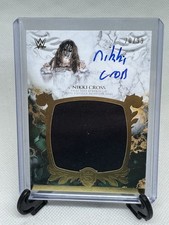 2025 Topps Royalty WWE Nikki Cross Autograph Gold Foil Used Relic Auto /99