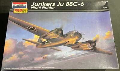 Monogram Pro Modeler Junkers Ju 88C-6 Night Fighter 5970 1/48 NIB Model Kit