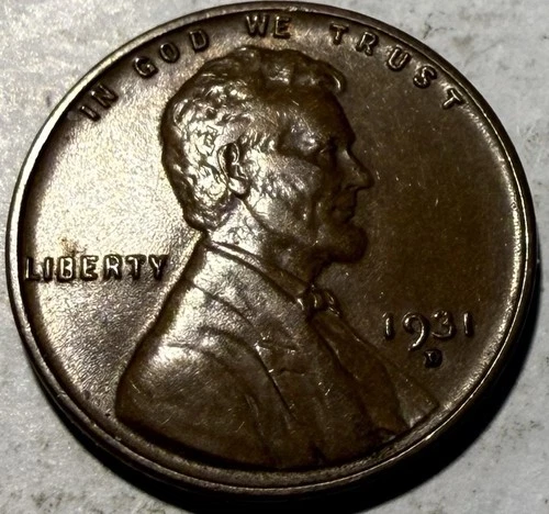 1931-D BN Lincoln Wheat Cent AU Condition #2029