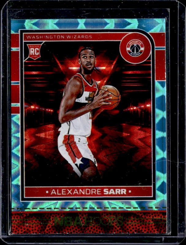 2024-25 Panini NBA Hoops - Rookies Alexandre Sarr #232 Teal Explosion (RC)