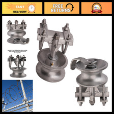 Sliding Gate Rollers - 5" Track Wheels for Chain Link Gates, 1 7/8" Post, Pack o