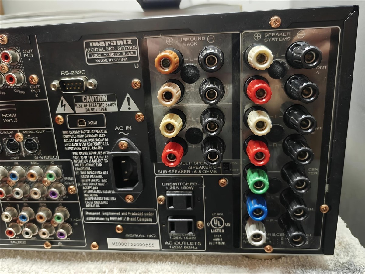 Marantz SR7002 THX Select2 7.1 A/V Receiver. Nice Condition