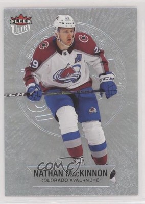 2021 Upper Deck Fleer Ultra Medallions Platinum /100 Nathan MacKinnon #M-26 2d8