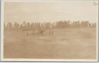 Early Military Biplane #157 Airfield Historical WW1 Era c1904-18 RPPC Postcard
