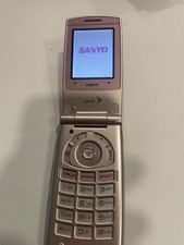 Sanyo Katana LX Flip Phone Elegant Pink For Sprint Rare  Sold For Parts Only 