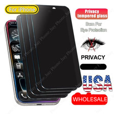 Anti-Spy Privacy Glass Screen Protector Lot For iPhone13 14 15 16 17 11 12 XS XR