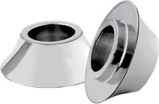RC Components Tapered Front Axle Spacers Chrome #HD-SPCR-2C