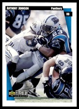 1997 Collector's Choice Anthony Johnson Carolina Panthers #233 13628