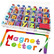 Classroom Magnetic Alphabet Letters - ABC 237 Pcs Letters Numbers  Pattern