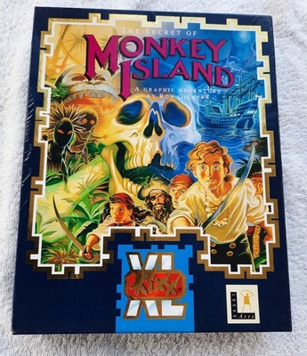 The Secret Of Monkey Island PC IBM 3,5'' Floppy VGA 256 color KOMPLETT 1990