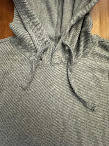Faherty Hoodie Mens Medium Gray Cotton Pullover Sweatshirt Drawstring Casual - Picture 12 of 19