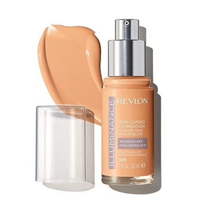 Revlon Illuminance Skin-Caring Liquid Foundation, Hyaluronic Acid, Hydrating...