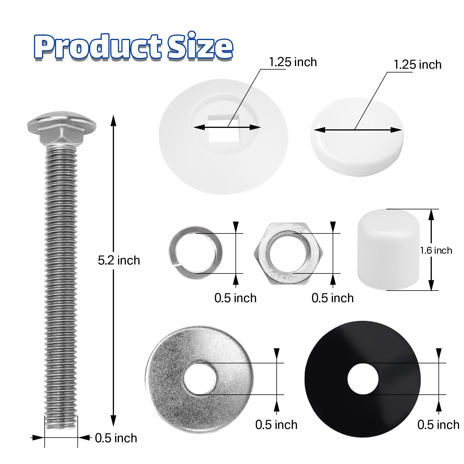 67-209-911-SS Pool Diving Board Mounting Kit for S.R.Smith Two Hole Board, Re...