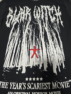 The Blair Witch Project Black Graphic Men's T-Shirt SZ Small (V