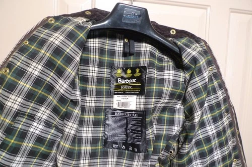 BARBOUR - A200 BORDER WAX COTTON JACKET - SAGE - MADE IN UK - EXCELLENT - 36 image 4