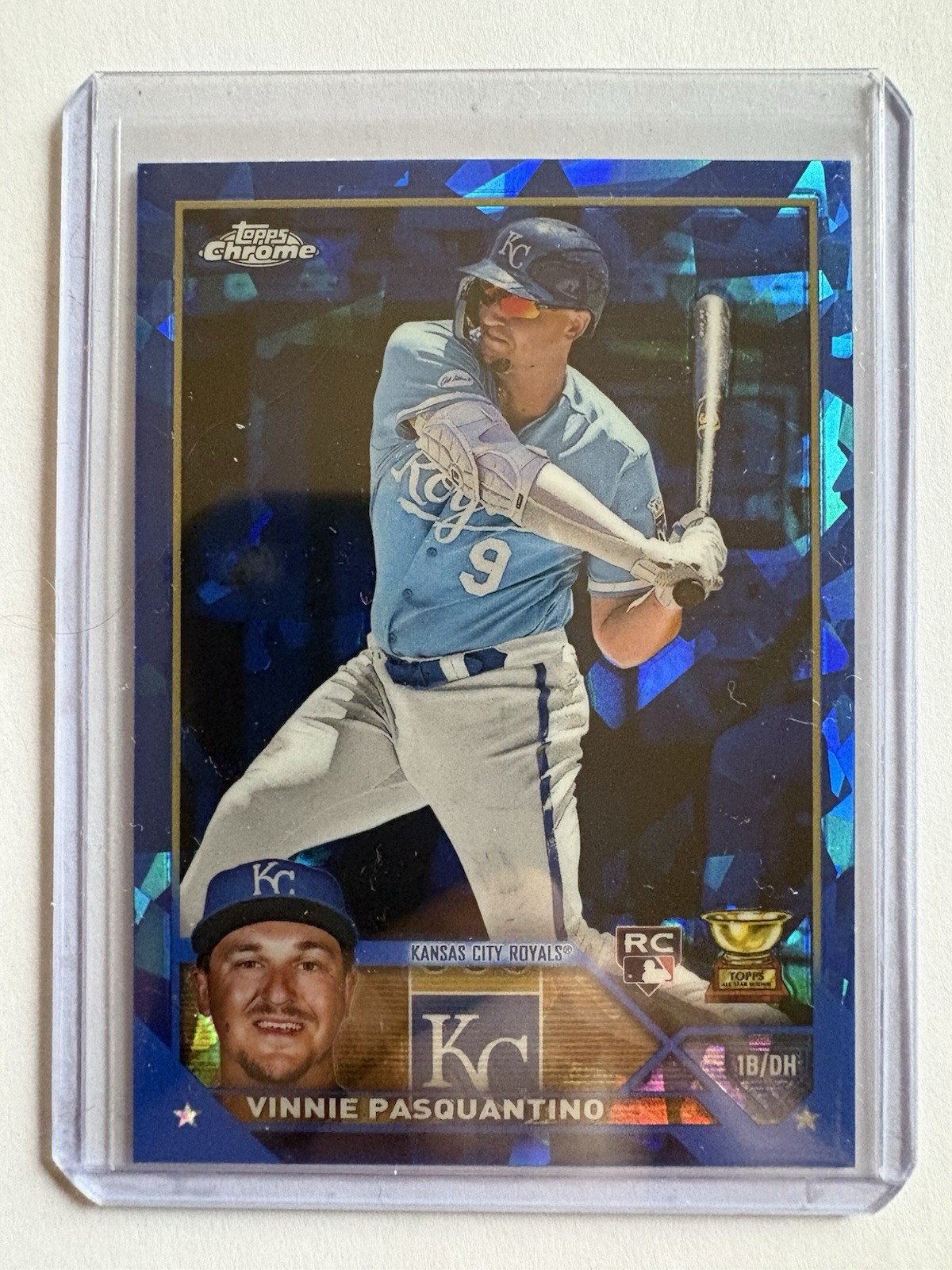 VINNIE PASQUANTINO Rookie Kansas City Royals 2023 Topps Chrome SAPPHIRE #302!!