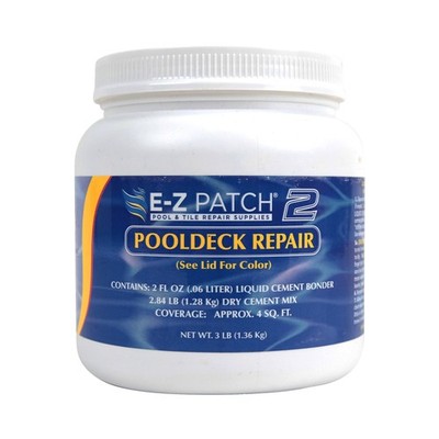 E-Z Patch 2 Pool Patch Repair Kit for Pool Decks and Patios, DIY Concrete Rep...