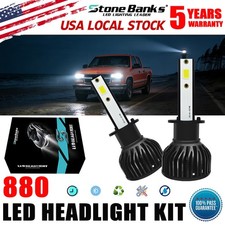 880 LED Driving Fog Lights Bulbs Kit For Chevy Silverado1500 99-02 Tahoe 00-2006