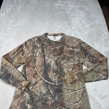 Vintage Y2K Liberty Realtree Camo Longsleeve Pocket Shirt Size Large