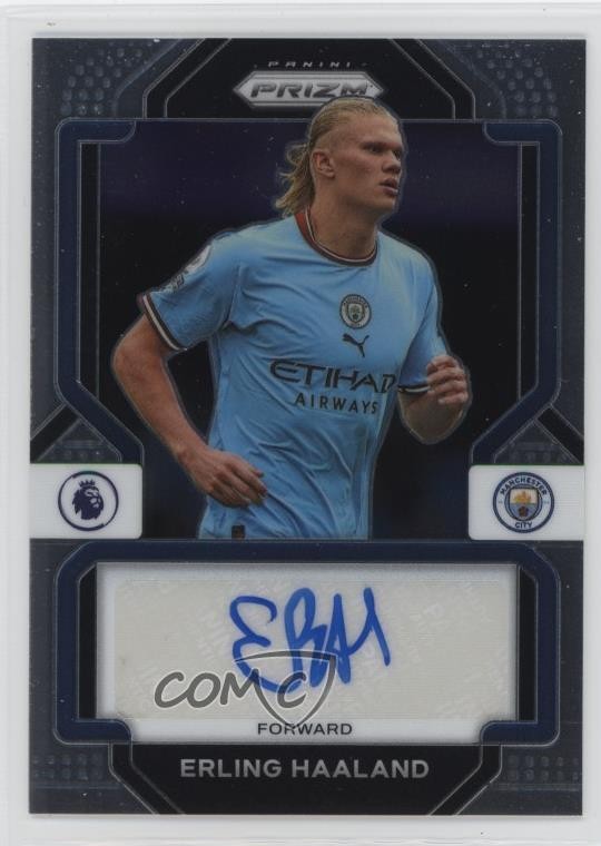 2022-23 Panini Prizm Premier League Signatures Erling Haaland #S-EHD Auto 2a5
