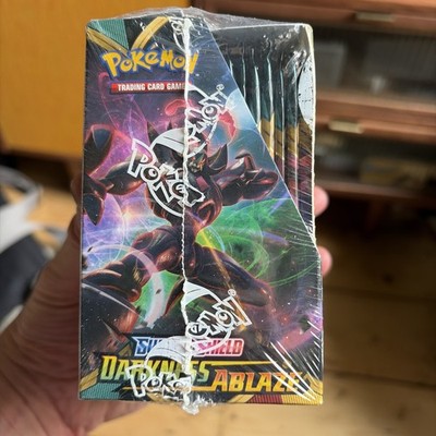 darkness ablaze booster box ebay Amazon.com: 4 x Pokemon Sword & Shield 3 Darkness Ablaze Booster Packs (4  Supplied) main image 0