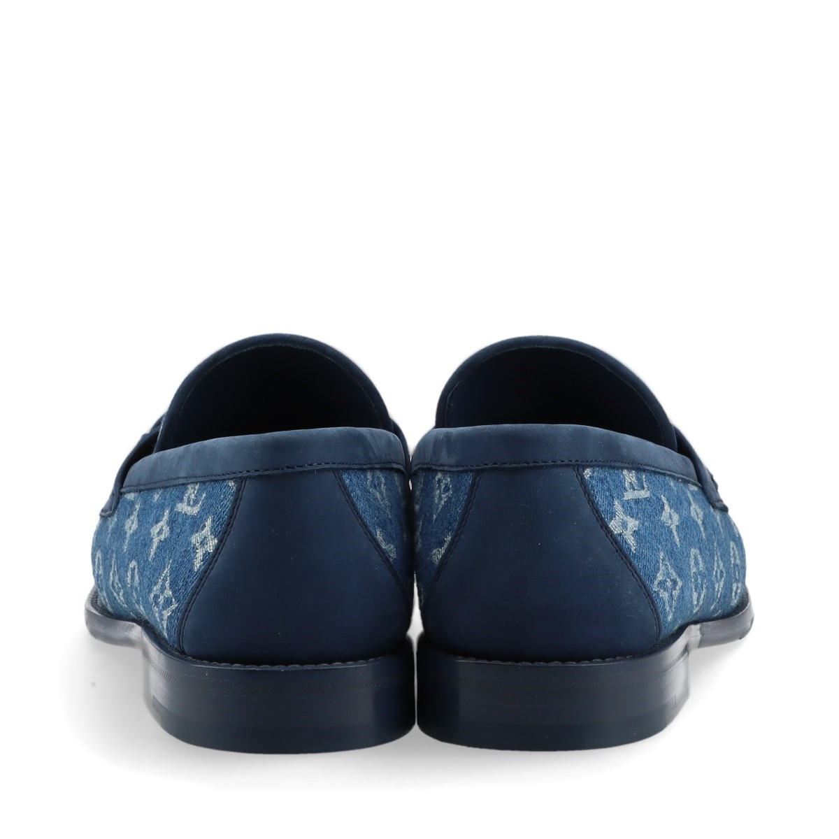 Louis Vuitton Major line 23 years Denim & leather Loafer UK8 Louis Vuitton Major line 23 years Denim & leather Loafer UK8