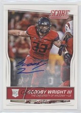 2016 Score Rookies Signatures Scooby Wright III #411 Auto md3