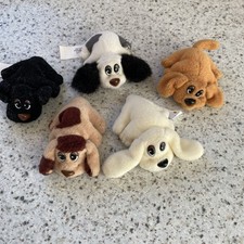 Pound Puppies Pet Mini Soft Toy Galoob 1996 Rare Vintage Babies dogs 