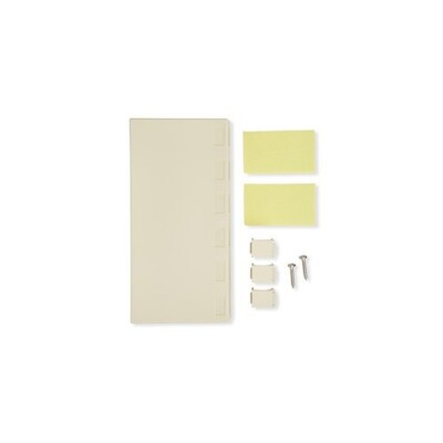 Belden AX102652 Plastic 2-Port Electric White KeyConnect Side-Entry Box