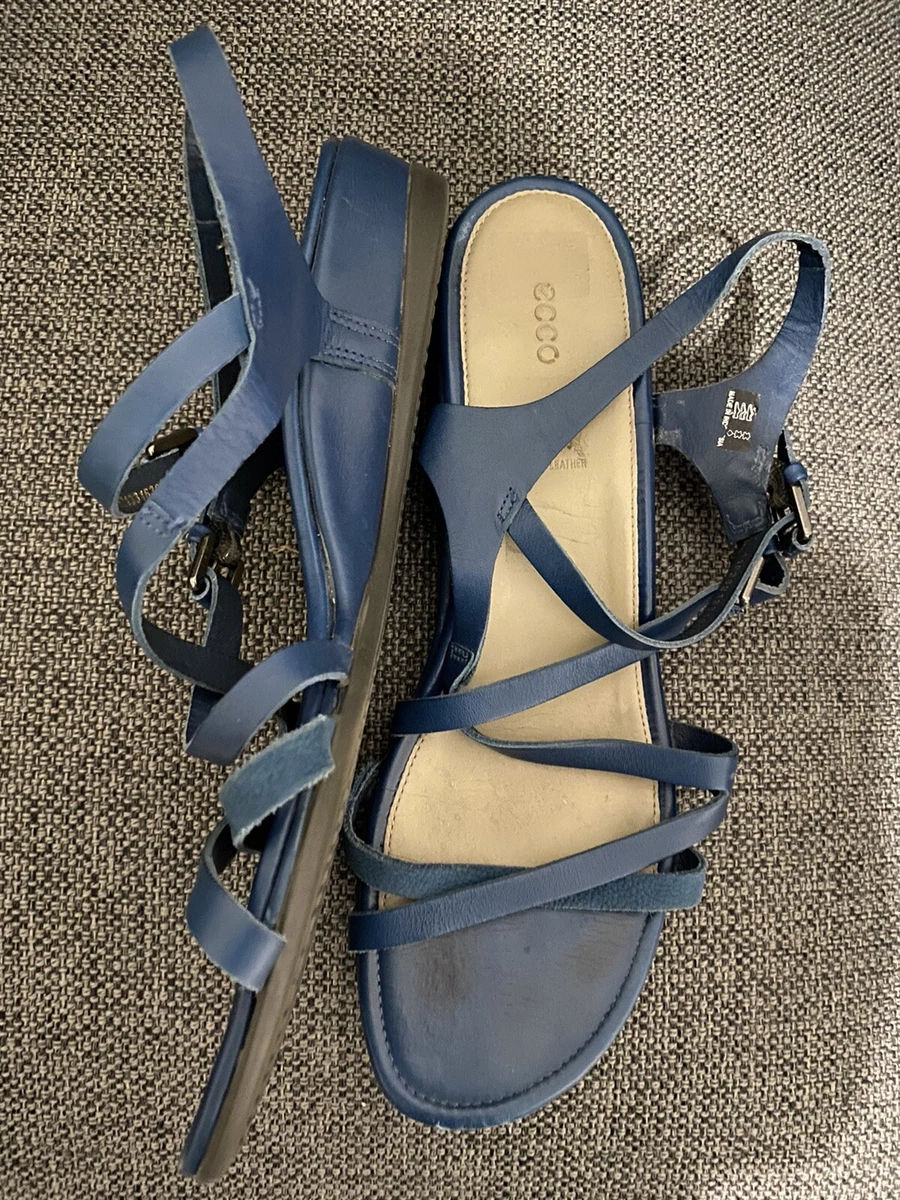 Ecco blue sandals cheap