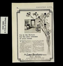 1919 Lowe Brothers Co Home Decor Paint Varnishes Vintage Print ad 14518