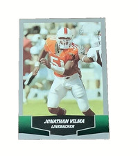 2004 Topps Draft Picks Jonathan Vilma Rookie Card #156 Miami Hurricanes Mint. rookie card picture