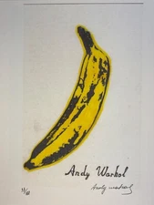 ANDY WARHOL COA Vintage Original Art Print Poster Lithograph Signed Limited 