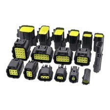 AMP Automotive Electrical Connector 1/2/3-12 Pin Waterproof Car Plug Wiring Kit