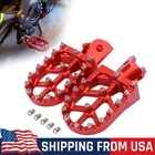 Foot Pegs Pedals Rest CNC For Honda CRF150F CRF230F CRF250F XR150L Dirt Bike Red