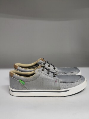 Twisted X Men\'s WHYC009 Hooey Lopers Sneakers Comfort Shoe Light Grey Size 10 US Twisted X Hooey Loper Light Grey Womens Size 6.5M | eBay main image 2