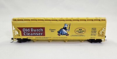 Tyco社製 Old Dutch Cleanser HOゲージ貨車 HO Scale Tyco Old Dutch Cleanser Covered Hopper Train Car 4 Bay