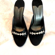 Evening / formal shoes / Black / Size 8 1/2 / EUC